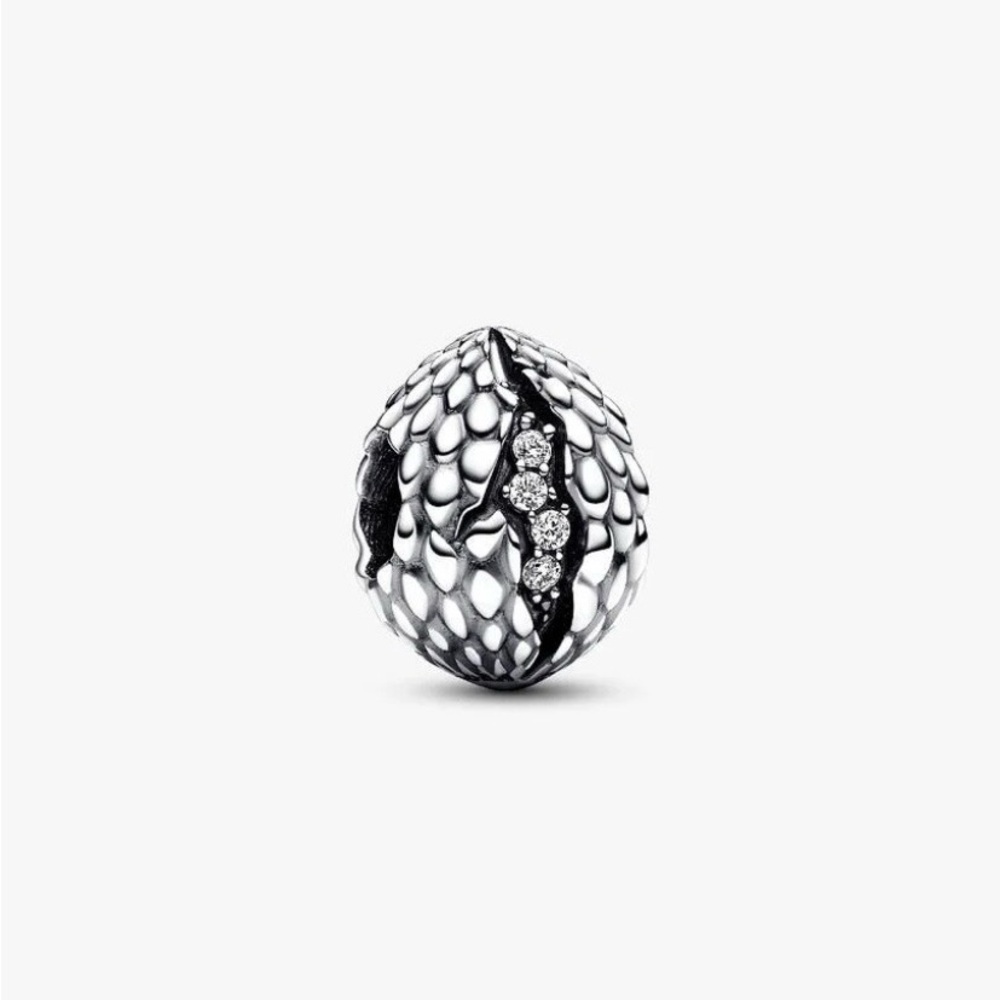 Pandora Game of Thrones Sparkling Dragon Egg Charm New!
